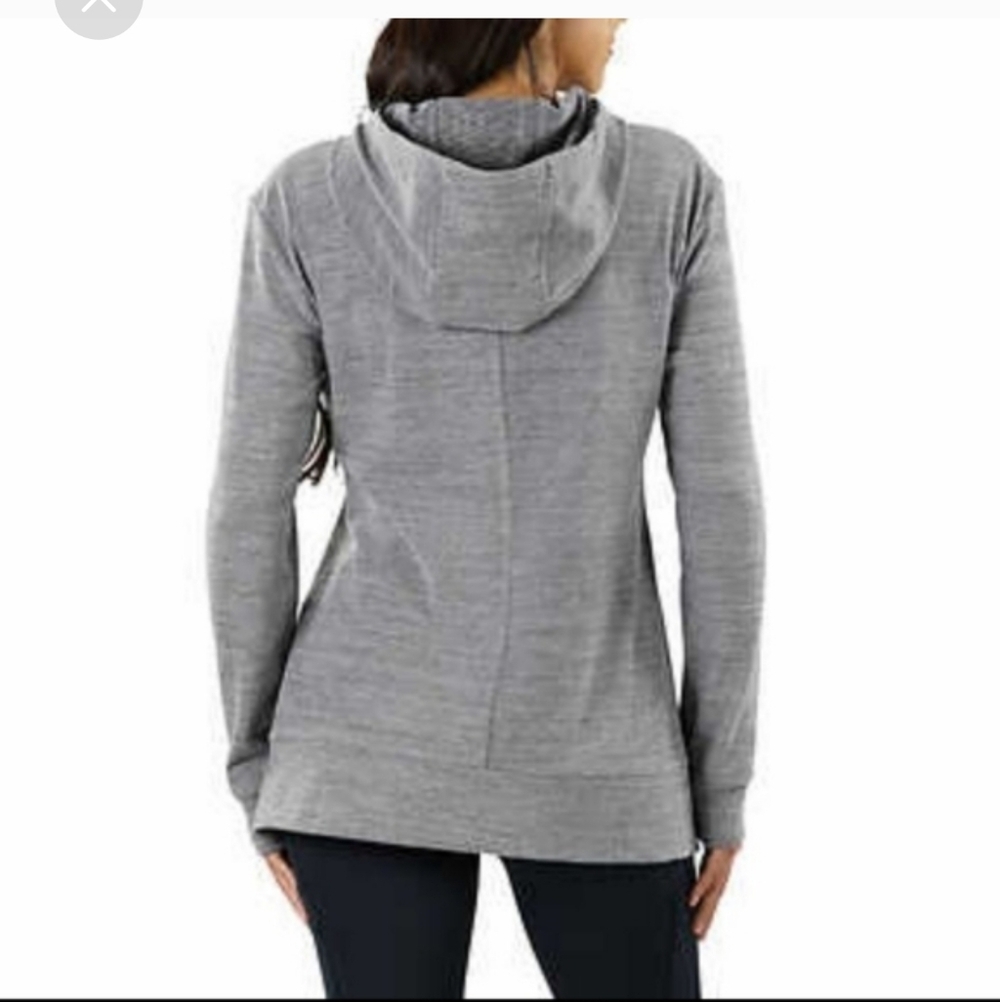 Spyder Ladies' Tunic Length Hoodie nwt grey - Picture 2 of 4